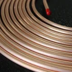 Coil of Goldstone ACR copper tube with capped ends